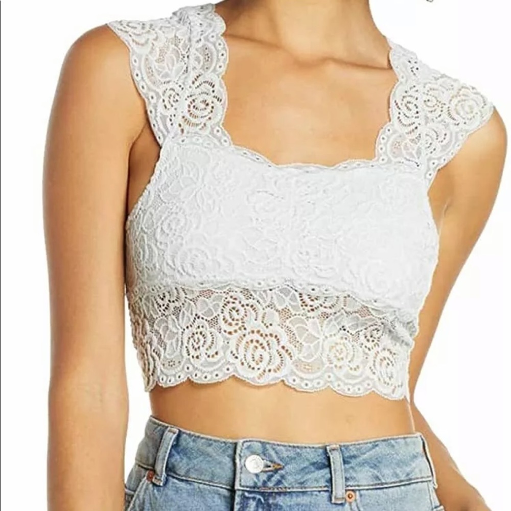 ✨ Intimately Free People Sky Blue Lace Bralette